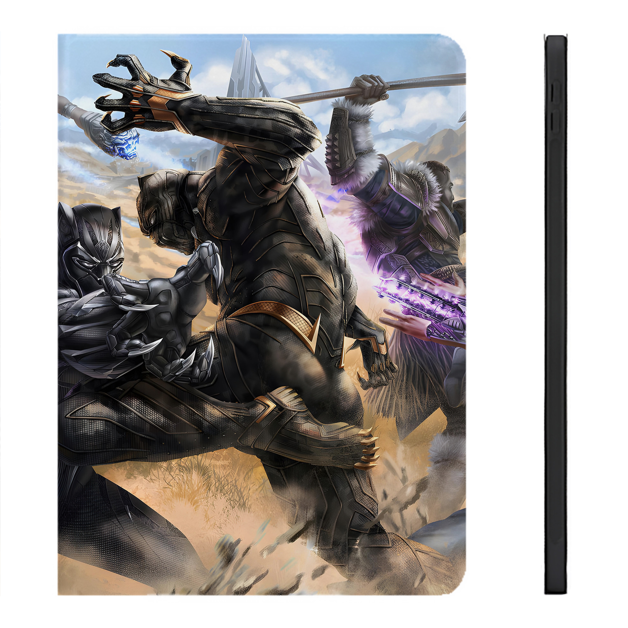 （画像用） アベンジャーズ The Avengers IPadケース ペンホルダー付き ブックスタイルデザイン